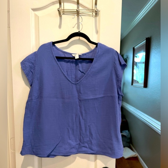 Beautiful‎ Three Dots gauzy short is so pretty. XL perfect condition. - Picture 1 of 5